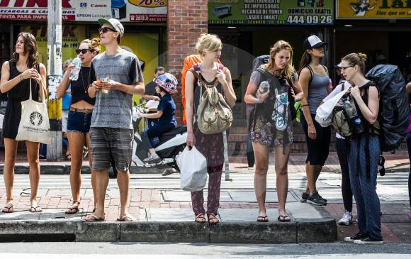Diciembre fue el mes de 2017 en el que más extranjeros llegaron a la ciudad. Foto Jaime Pérez Munévar