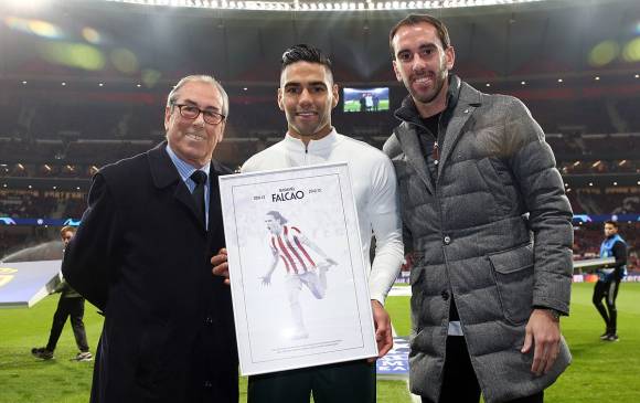 Falcao fue elegido como el mejor delantero de este siglo en el Atlético por encima de Diego Forlán. FOTO: @Atleti