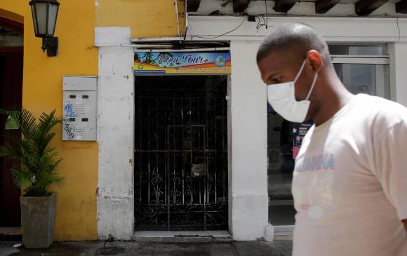 La economía de Cartagena, dependiendo del turismo, se ha visto fuertemente afectada por las medidas de cuarentena. FOTO EFE