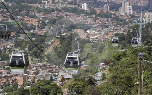 Metrocable de La Sierra. FOTO ROBINSON SÁENZ Metrocable de La Sierra. FOTO ROBINSON SÁENZ