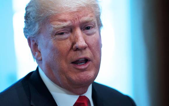 Donald Trump, presidente de Estados Unidos. FOTO AFP