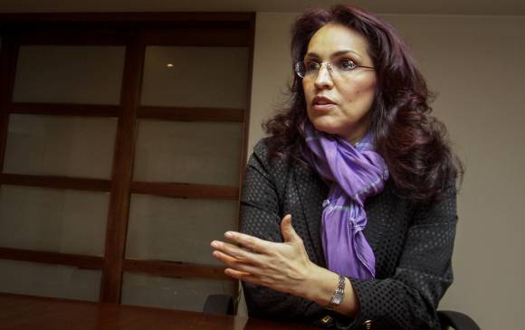 La exfiscal y actual senadora, Viviane Morales habló sobre los polémicos contratos de Natalia Springer con la Fiscalía General de la Nación. FOTO COLPRENSA