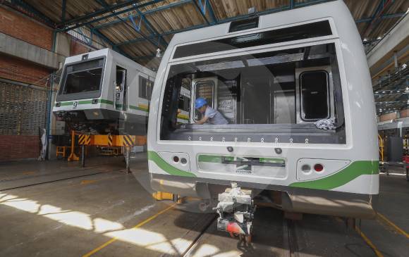 El proceso alargará la vida útil de los trenes de primera generación. FOTO: MANUEL SALDARRIAGA