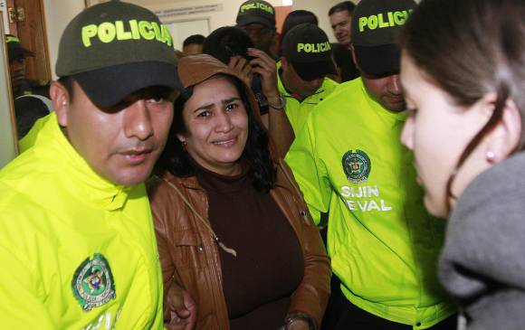 Aura Luz Vélez Benjumea, de 43 años de edad, aceptó los cargos de haber sido la determinadora del crimen contra Alejandro. FOTO Robinson Sáenz