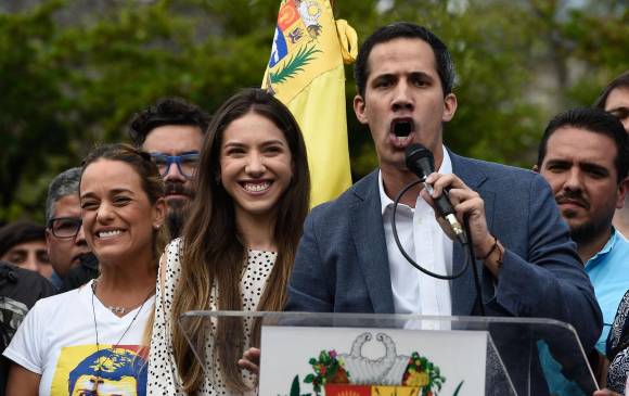 Juan Guaidó, autoproclamado presidente interino de Venezuela. FOTO AFP