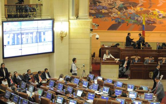 Cámara de Representantes durante un debate realizado a finales de septiembre. FOTO: COLPRENSA