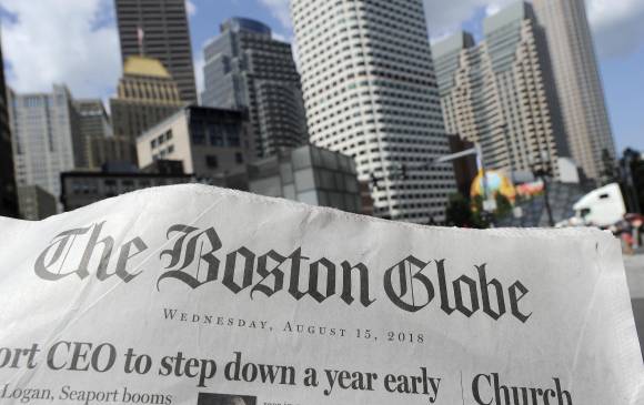 A la convocatoria hecha por The Boston Globe también se sumaron organizaciones de medios y de periodistas de EE. UU. FOTO afp