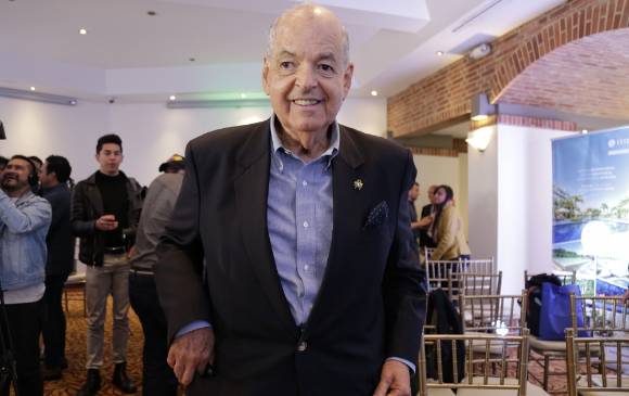 Raimundo Angulo en un evento del Concurso Nacional de Belleza, en 2018, en Bogotá. FOTO COLPRENSA