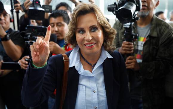 Muy en sintonía con las encuestas, Sandra Torres fue la ganadora de estas primeras elecciones por las presidenciales. Foto: Luis Echeverría - Reuters. 