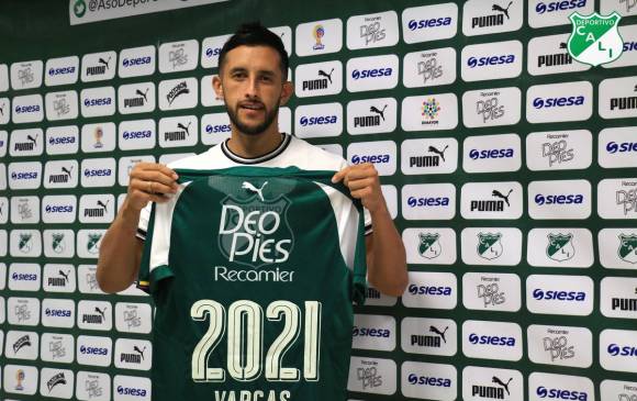 Los derechos deportivos de Vargas eran propiedad de Atlético Nacional. FOTO @AsoDeporCali