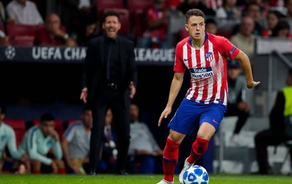 Santiago Arias terminó con molestias el choque del pasado jueves contra la Cultural en la Copa del Rey. FOTO TOMADA DE TWITTER @Atleti