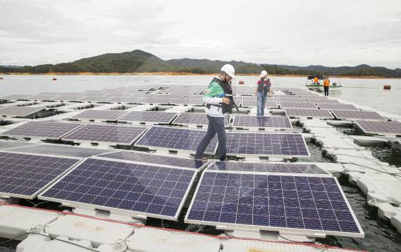 El Departamento Nacional de Planeación prevé que el uso de la energía solar ascienda a 1 % en 2029. FOTO Esteban vanegas