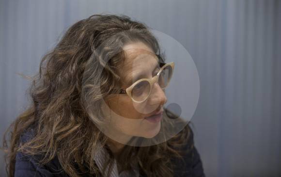Lucrecia Martel estuvo en el Festival Internacinoal de Cine de Cartagena y ahora se encuentra en Medellín para dictar una clase magistral sobre sonido en el cine . Foto: Santiago Mesa Rico