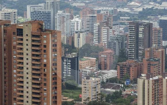 Panorámica de El Poblado en Medellín. FOTO SANTIAGO MESA