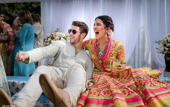 La boda se realizó cuatro meses después que la pareja se comprometiera. Foto AFP
