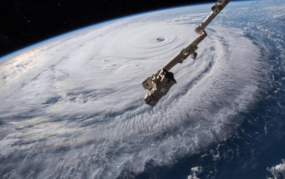Huracán Florence rumbo a la costa sureste de Estados Unidos. FOTO: EFE
