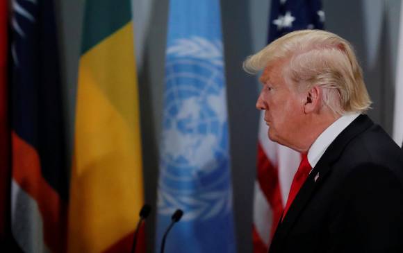Donald Trump, presidente de Estados Unidos. FOTO: REUTERS