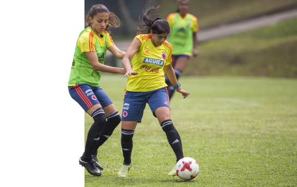 Isabella Echeverri y Catalina Usme, titulares en el seleccionado de Colombia que está invicto. FOTO carlos velásquez