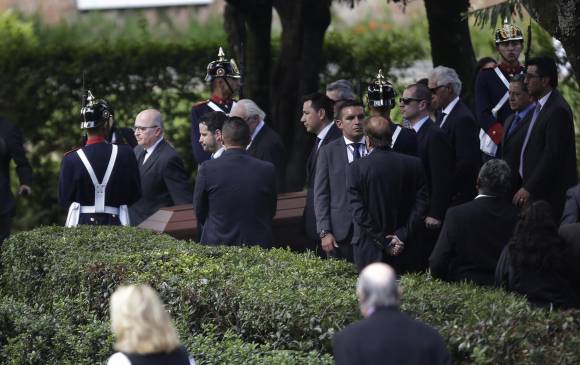 Ya fue inhumado el presidente Belisario Betancur. FOTO: Colprensa