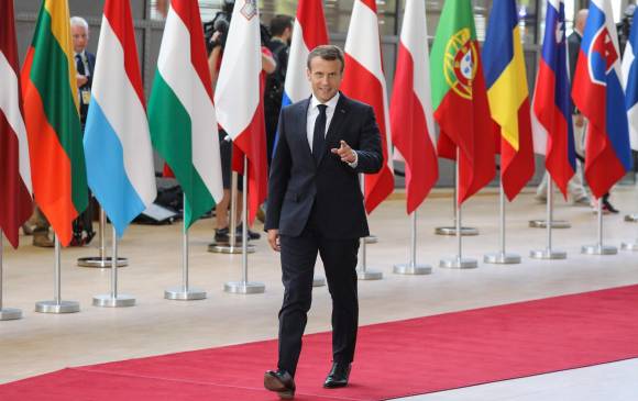 Emmanuel Macron, presidente de Francia, quien ha sido un aliado de la canciller alemana Angela Merkel.