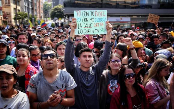 Resultado de imagen para protesta colombia