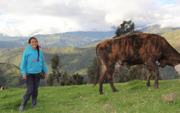 Nubia tiene 37 años y tres hijos: los menores, que la acompañan en los videos, y la mayor que ya es independiente y tiene 18 años. Foto: Cortesía
