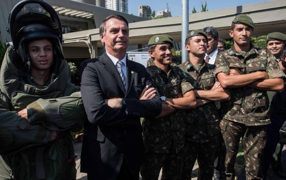 Jair Bolsonaro, candidato a la presidencia de Brasil. Foto: AFP
