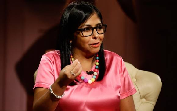 La vicepresidente de Venezuela Delcy Rodríguez. Foto: EFE.