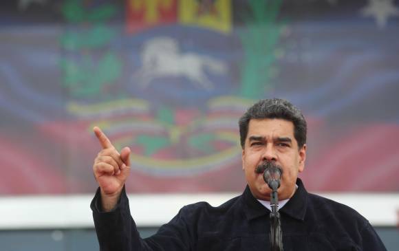 Nicolás Maduro, presidente de Venezuela, a su regreso el viernes de la Asamblea General de Naciones Unidas. FOTO: EFE