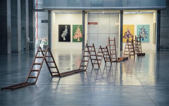 Escalera (2016) en la exhibición del Mamm este año. FOTO Andrés camilo suárez y cortesía