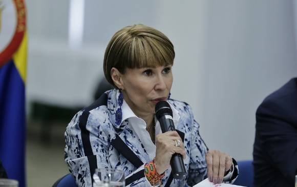 La ministra de Trabajo, Alicia Arango. FOTO Colprensa