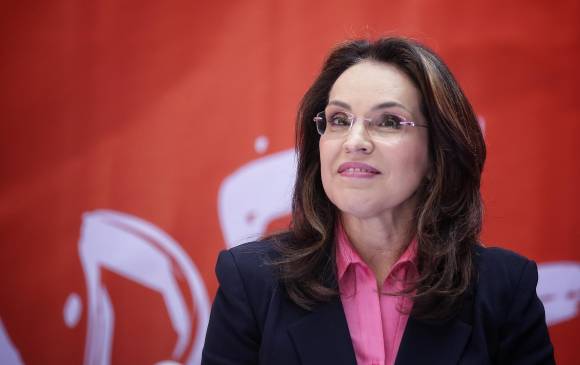 Viviane Morales recibió el apoyo del partido cristiano Colombia Justa Libres. FOTO: Colprensa