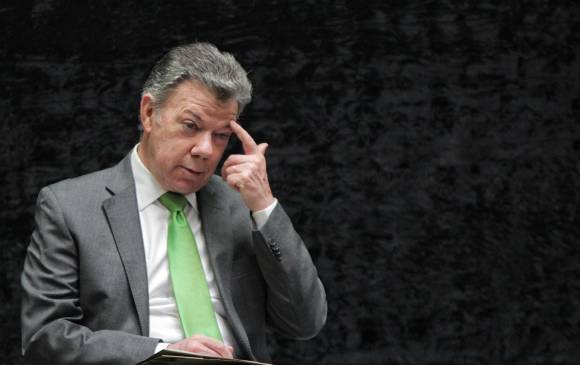 Juan Manuel Santos. FOTO COLPRENSA