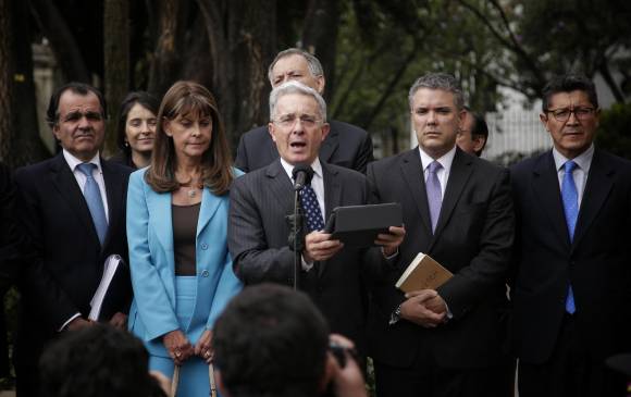 Tal como se esperaba, el presidente Iván Duque ha acogido en su política de seguridad varios de los puntos que generaron éxitos militares en el gobierno del exmandatario Álvaro Uribe. FOTO Colprensa