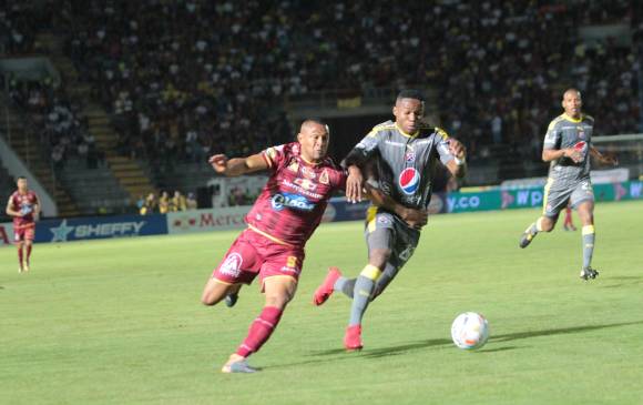 Esta imagen es del partido de ida, en el que Tolima venció 1-0 al club antioqueño. FOTO COLPRENSA