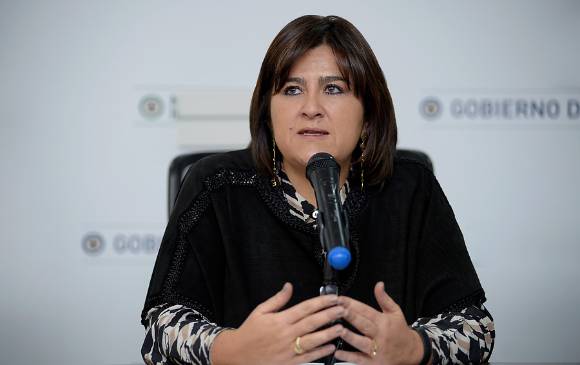 María Lorena Gutiérrez, ministra de Comercio, Industria y Turismo, ha liderado los avances. FOTO Colprensa