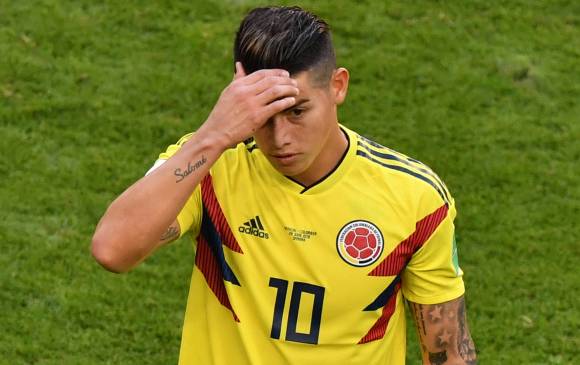 James Rodríguez. Foto: AFP.