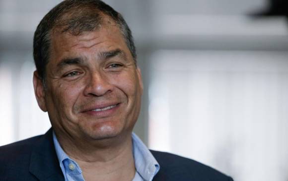 Rafael Correa, expresidente de Ecuador acusado por el secuestro del político Fernando Balda. FOTO: AFP