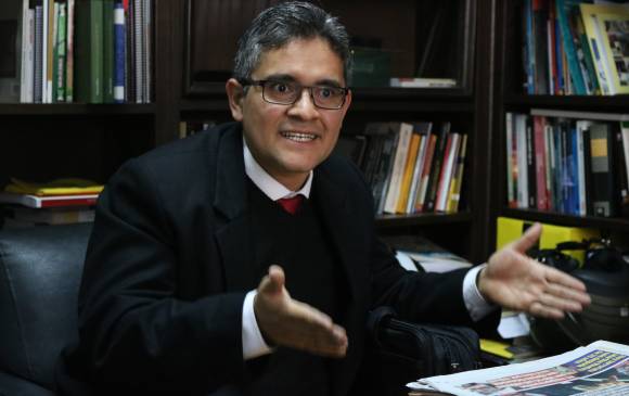 José Domingo Pérez es uno de los fiscales encargados de investigar el escándalo de corrupción de la constructora brasileña Odebrecht en Perú. Trabaja junto al fiscal Rafael Vela. FOTO IDL Reporteros