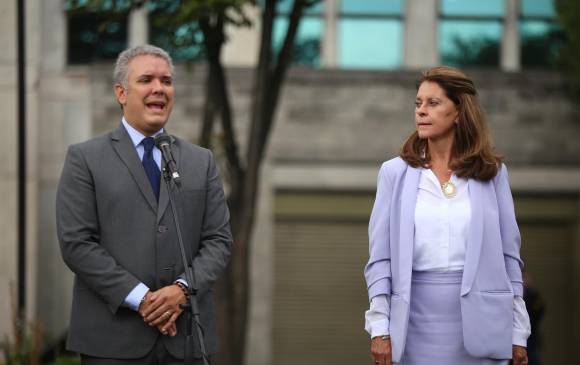 Iván Duque y Marta Lucía Ramírez. FOTO COLPRENSA