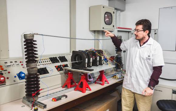 Expertos de la Universidad Pontificia Bolivariana recrean condiciones operativas del metro en sus laboratorios. FOTO CORTESÍA METRO DE MEDELLÍN