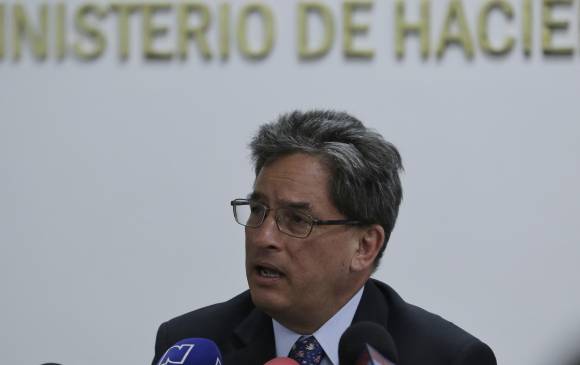 Alberto Carrasquilla, ministro de Hacienda. Foto: Colprensa