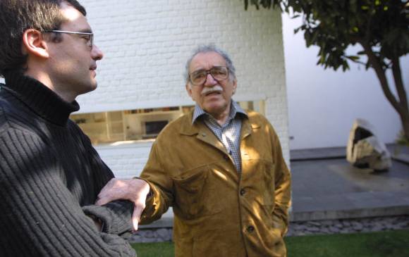 El periodista con Gabriel García Márquez. FOTOS Kim Manresa