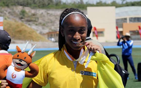 Laura Martínez es una de las 30 deportistas colombianas que están en los Suramericanos. FOTO cortesía coldeportes