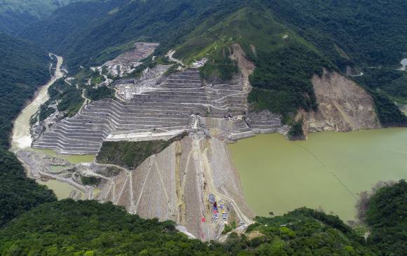 Panorámica del proyecto hidroeléctrico Hidroituango. FOTO: Juan David Úsuga Muñoz