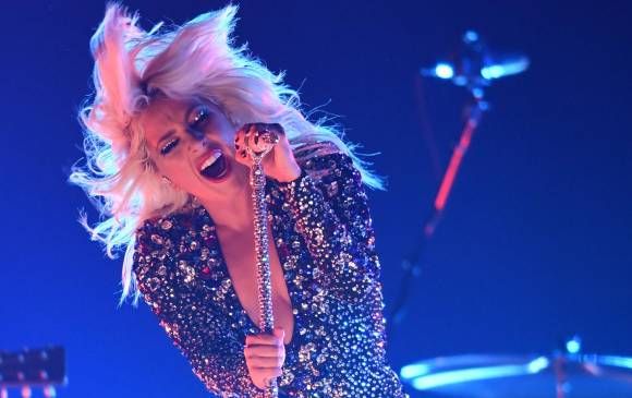 La cantante y compositora estadounidense Lady Gaga se presentó durante la 61ª entrega anual de los premios Grammy. Foto: AFP