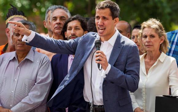 Juan Guaidó, presidente de la Asamblea Nacional. FOTO: AFP
