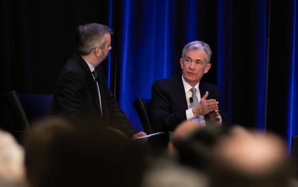 Jerome Powell, presidente de la Fed. Foto AFP