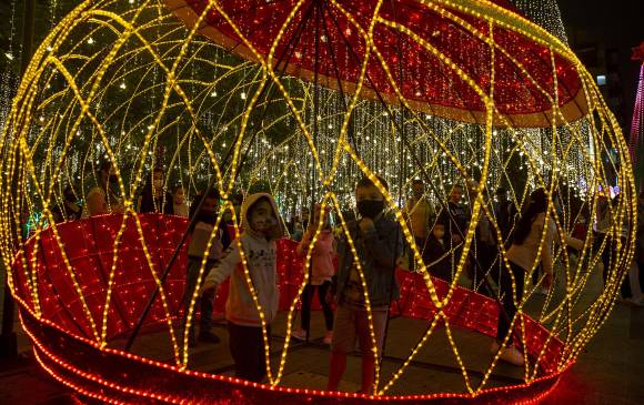 En imágenes | Envigado encendió su alumbrado navideño