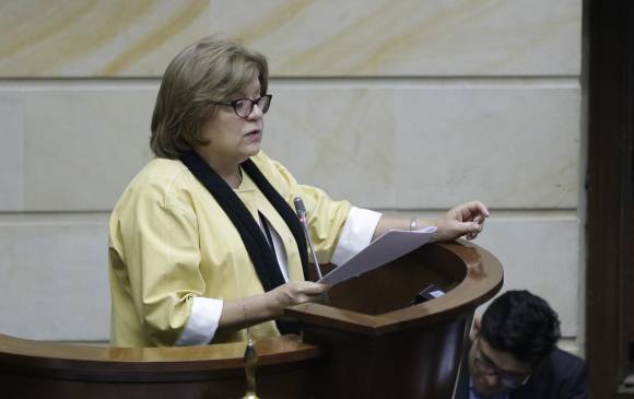 La ministra de Justicia, Gloria María Borrero, ha sido una de las más criticadas por la gestión de la reforma. FOTO Colprensa